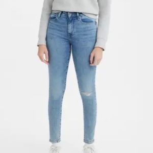 LEVI'S® 721™ Ripped High Waist Skinny Jeans (Good Morning) - Size 25